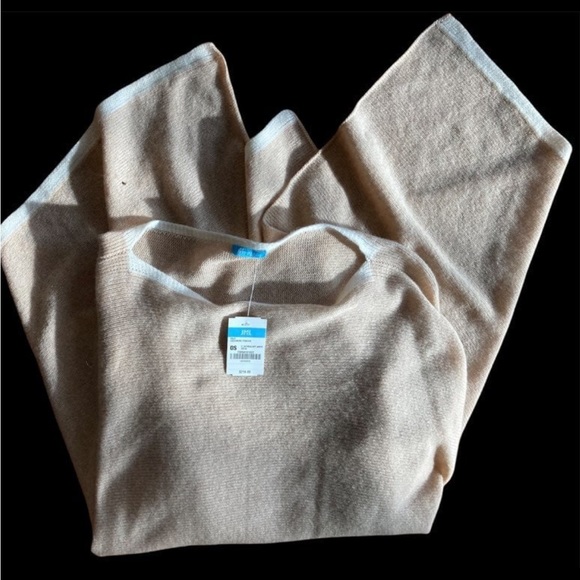 NWT -J McLaughlin one size cashmere shawl ponch wrap - Picture 2 of 10